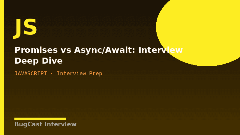 Promises vs Async/Await: Interview Deep Dive