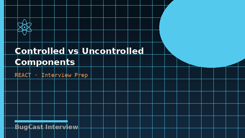 Controlled vs Uncontrolled Components