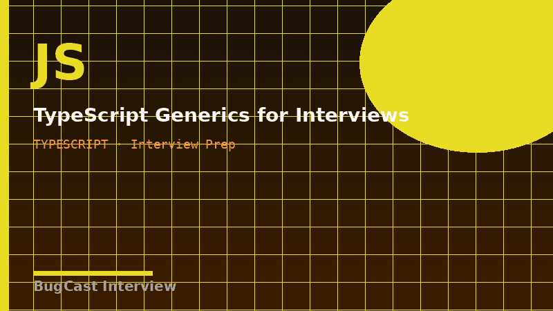 TypeScript Generics for Interviews